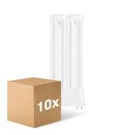 Confezione Multipack 10x Ledvance Dulux-F LED 20W - 840 Bianco Freddo | 4-Pin - Sostitutiva 36W