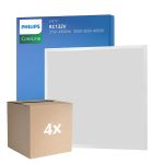 Confezione Multipack 4x Philips Pannello A LED CoreLine RC132V 22/31W 2900-4300lm - 830-835-840 CCT | 60x60cm - UGR <19 - Potenza Selezionabile 