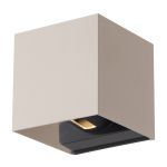 D'Lite Luce Da Parete Nova Aluminium Beige Up & Down 4.9W 480lm - 830 Luce Calda -  | IP54 - Angolo del fascio regolabile