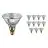 Confezione Multipack 12x Philips PAR38 IR 100W E27 230V Chiara