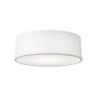 D'Lite Luce da soffitto Lunelle 30cm Tessuto Bianca | Adatto per 2x E27 